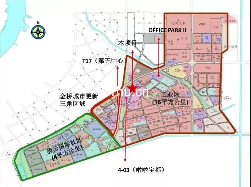 金桥出口加工区位
