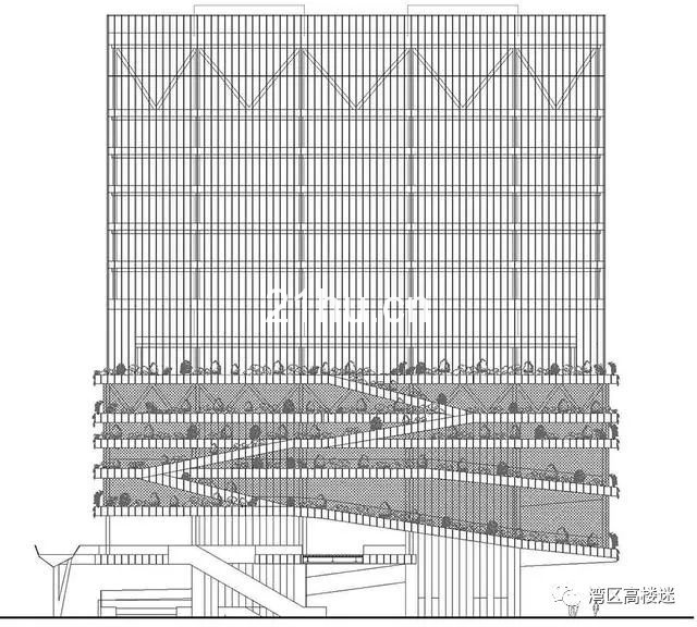 上海徐家汇T20大厦，繁忙十字路口上空的“城市绿洲”