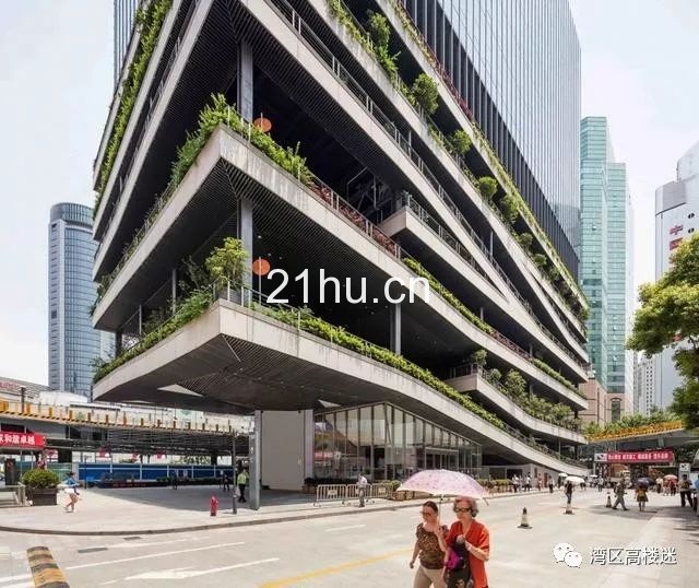 上海徐家汇T20大厦，繁忙十字路口上空的“城市绿洲”