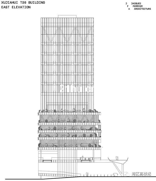 上海徐家汇T20大厦，繁忙十字路口上空的“城市绿洲”