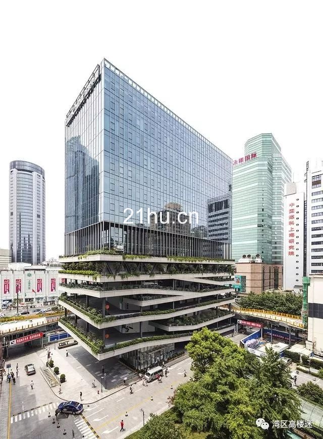 上海徐家汇T20大厦，繁忙十字路口上空的“城市绿洲”