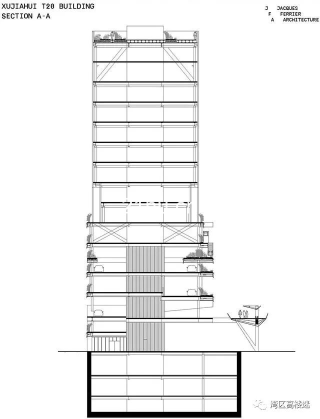上海徐家汇T20大厦，繁忙十字路口上空的“城市绿洲”