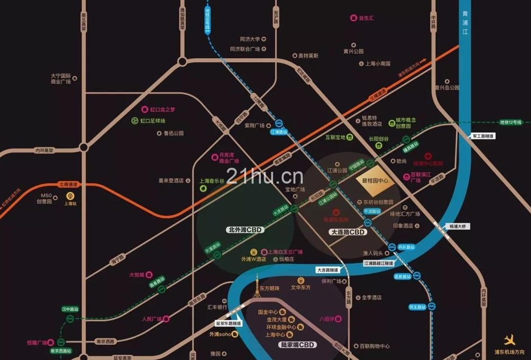 上海碧桂园中心区位