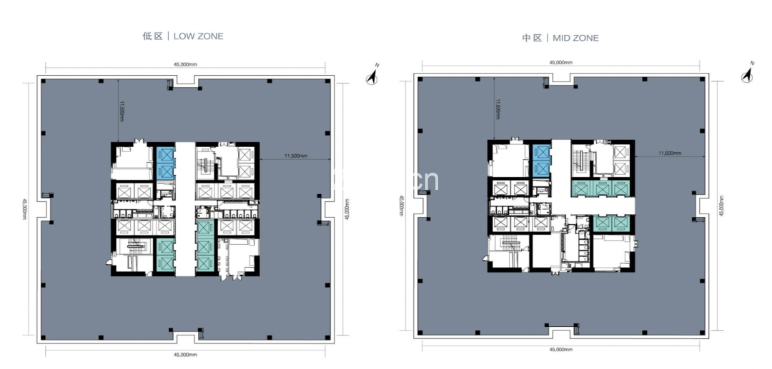 BFC外滩金融中心平面图